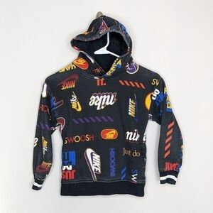 Nike Logo Print Swoosh Sweatshirt Hoodie 6